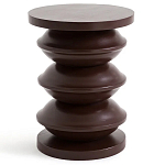 Фигурный приставной столик бордового цвета  AMORPHOUS варинант исполнения - 1 | Loft Concept в Барнауле