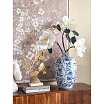 Ваза фарфоровая с узким горлышком и синими цветочными мотивами Independence варинант исполнения - 4 | Loft Concept в Барнауле