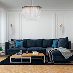 Бра с круглым основанием и длинными прозрачныи стеклянными трубками Nembus варинант исполнения - 8 | Loft Concept в Барнауле