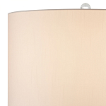 Настольная лампа стеклянная с тканевым абажуром Edges варинант исполнения - 2 | Loft Concept в Барнауле