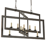 Люстра из пересекающихся прямоугольных элементов Intersecting Rectangles варинант исполнения - 3 | Loft Concept в Барнауле