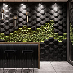 Гипсовая 3D панель с принтографией PM-30 варинант исполнения - 1 | Loft Concept в Барнауле