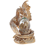 Декоративная статуэтка Дракон Dragon Guarding a Glass Egg Copper варинант исполнения - 1 | Loft Concept в Барнауле