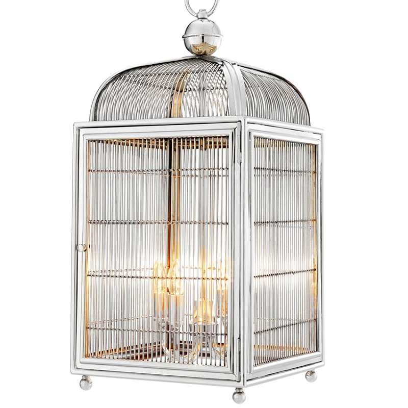 Люстра Lantern Falcon Nickel Никель в Барнауле | Loft Concept 