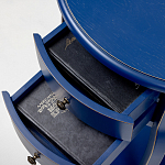 Синяя тумба на фигурных ножках Shelby варинант исполнения - 7 | Loft Concept в Барнауле