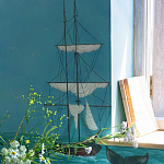 Обои ручная роспись Nantucket Crossing Brandt colourway on scenic paper варинант исполнения - 5 | Loft Concept в Барнауле