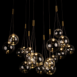 Подвесной светильник Crystal Cascade Gold варинант исполнения - 1 | Loft Concept в Барнауле