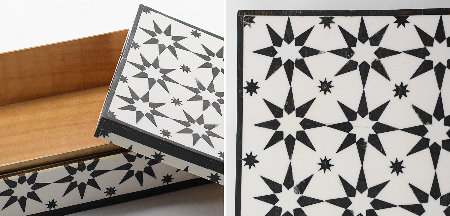 Шкатулка Stars Bone Inlay Шкатулка Stars Bone Inlay - Loft-Concept в Барнауле
