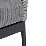 Кресло уличное темно-серое Street Bliss варинант исполнения - 5 | Loft Concept в Барнауле