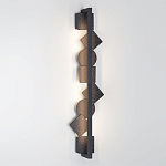 Бра вертикальное с черными кругами и квадратами Gravyura варинант исполнения - 5 | Loft Concept в Барнауле