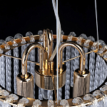 Люстра с подвесными рифлеными стеклянными трубками Nembus варинант исполнения - 18 | Loft Concept в Барнауле