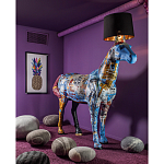 Большой Торшер Лошадь с ручной авторской росписью Feral Stallion варинант исполнения - 1 | Loft Concept в Барнауле