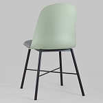 Стул из прочного пластика на металлическом основании Anora Green  варинант исполнения - 5 | Loft Concept в Барнауле