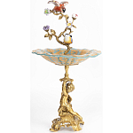 Фарфоровая чаша Фонтан птиц Verena варинант исполнения - 3 | Loft Concept в Барнауле