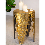 Столик дизайнерский Copper streaks варинант исполнения - 6 | Loft Concept в Барнауле