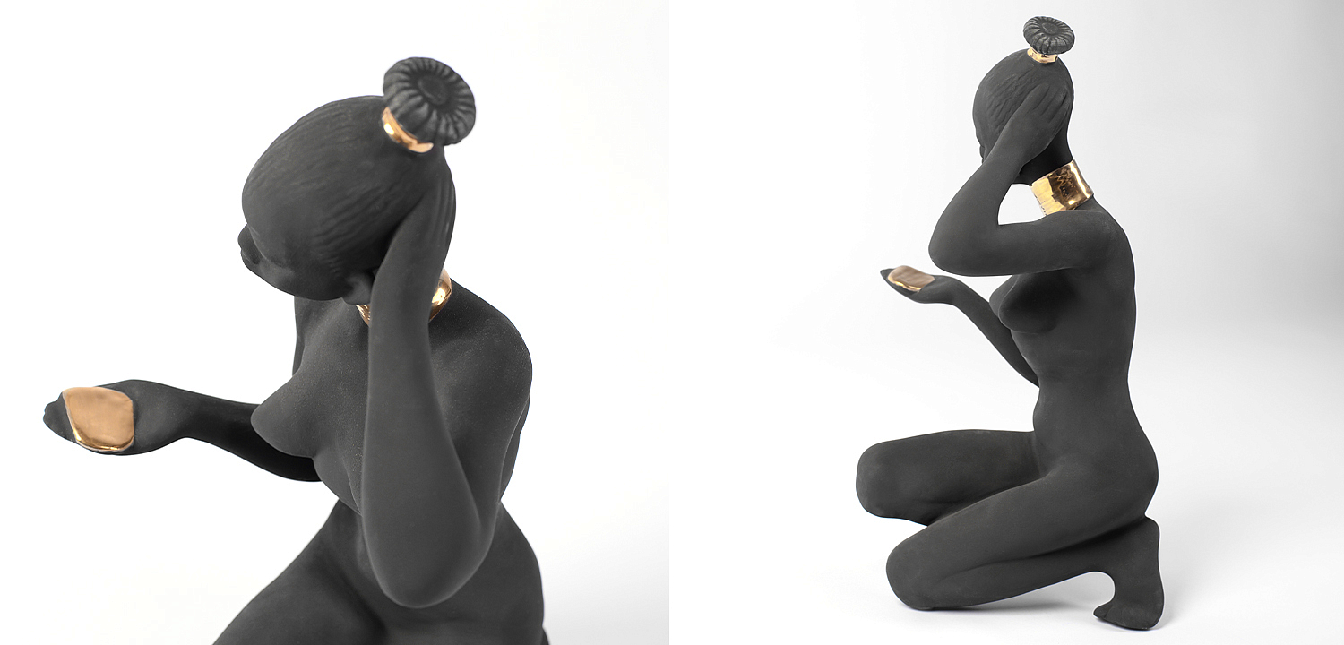 Статуэтка African Woman Sitting Statuette Статуэтка African Woman Sitting Statuette - Loft-Concept в Барнауле