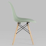 Пластиковый стул на ножках из массива бука Eames Mint варинант исполнения - 2 | Loft Concept в Барнауле