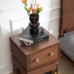 Тумбочка прикроватная с ящиком и дверцей Робот Robot Desk варинант исполнения - 5 | Loft Concept в Барнауле