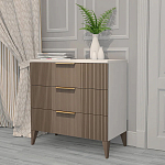 Комод коричневый с 3-мя ящиками на 4-х ножках Harper Line варинант исполнения - 2 | Loft Concept в Барнауле