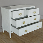 Бельевой Комод с 4 ящиками Elsa Dreams White варинант исполнения - 2 | Loft Concept в Барнауле