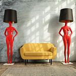 Лампа MANNEQUIN LAMP с абажуром созерцание силуэта варинант исполнения - 5 | Loft Concept в Барнауле