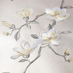 Обои Magnolia Canopy Colourway SC-288 on Natural Mica metallic silk варинант исполнения - 1 | Loft Concept в Барнауле