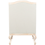 Кресло из массива бука серое с растительным орнаментом Raffael Floral Grey Armchair варинант исполнения - 2 | Loft Concept в Барнауле