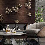 Гипсовая 3D панель с принтографией PM-41 варинант исполнения - 1 | Loft Concept в Барнауле