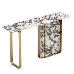 Консоль с прямоугольной мраморной столешницей Vivian Console варинант исполнения - 1 | Loft Concept в Барнауле