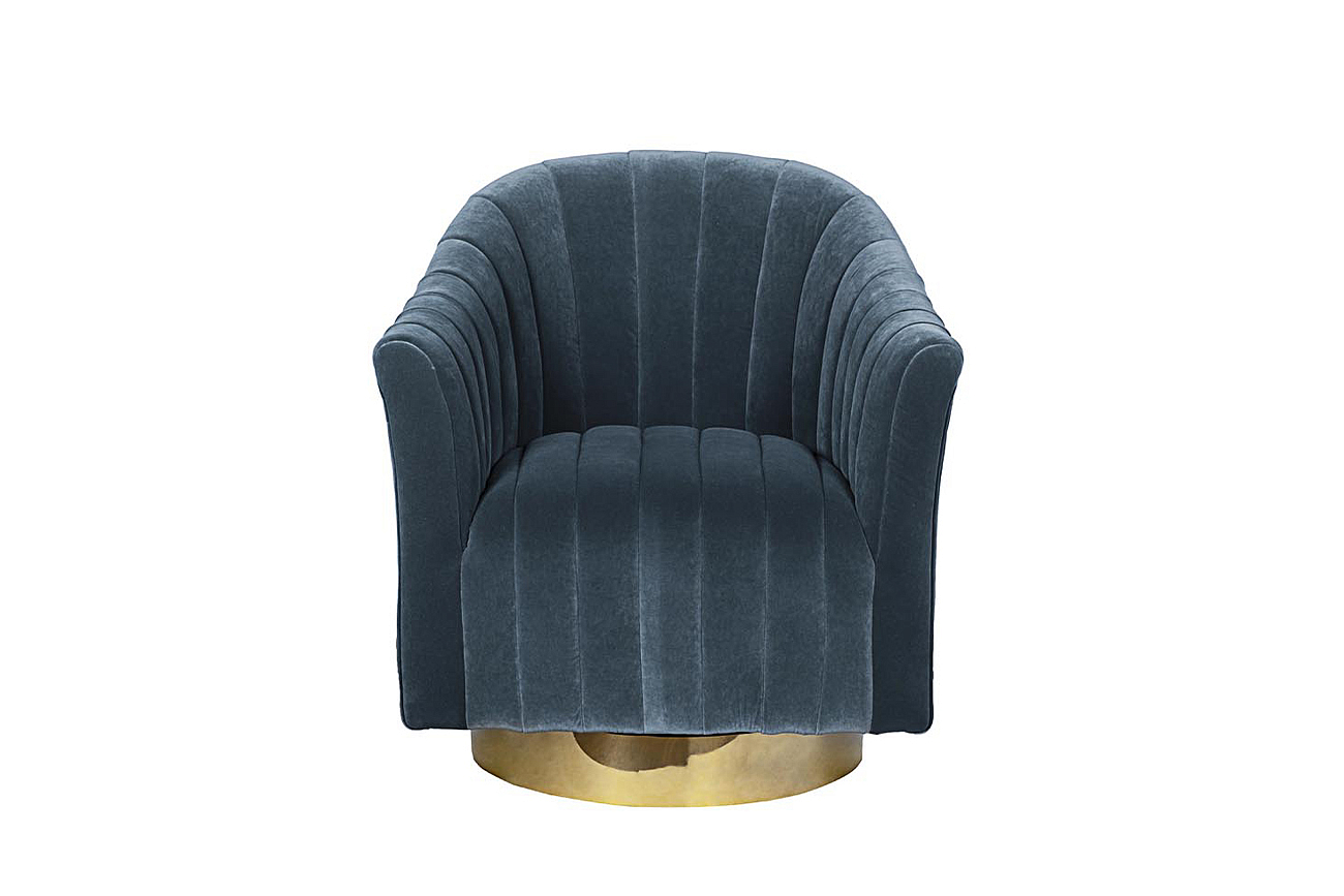 Кресло Civic Space BLUE VELOUR Кресло Civic Space BLUE VELOUR - Loft-Concept в Барнауле