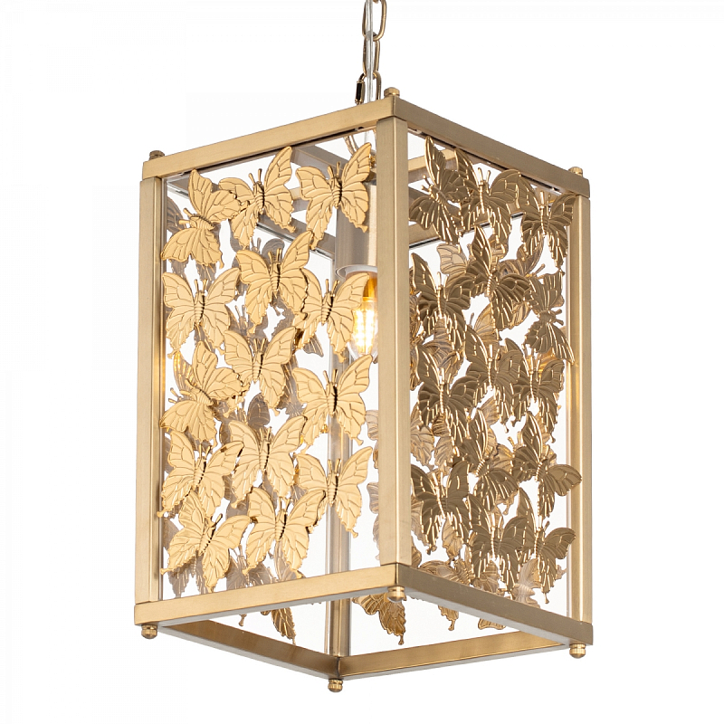 Tommy Mitchell Butterfly Pendant Light Латунь Прозрачное Стекло Tommy Mitchell Butterfly Pendant Light Латунь Прозрачное Стекло в Барнауле | Loft Concept