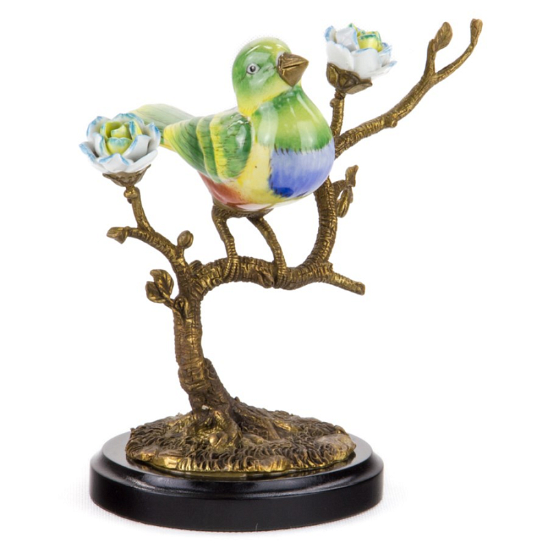 Статуэтка Light Green Bird Мульти Бронза Статуэтка Light Green Bird Мульти Бронза в Барнауле | Loft Concept