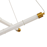 Светодиодная люстра Trumpet Tube Brass  варинант исполнения - 3 | Loft Concept в Барнауле