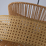 Подвесной светильник с абажуром из натуральных материалов Light Inside the Cell варинант исполнения - 7 | Loft Concept в Барнауле