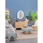 Зеркало овальное с багетом в виде кораллов Coral Dеcor варинант исполнения - 4 | Loft Concept в Барнауле