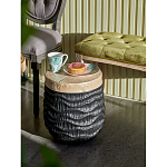 Приставной столик с фактурой под натуральное дерево Immortality варинант исполнения - 4 | Loft Concept в Барнауле