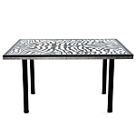 Стол обеденный из натурального мрамора Marble BW Accent Table варинант исполнения - 1 | Loft Concept в Барнауле