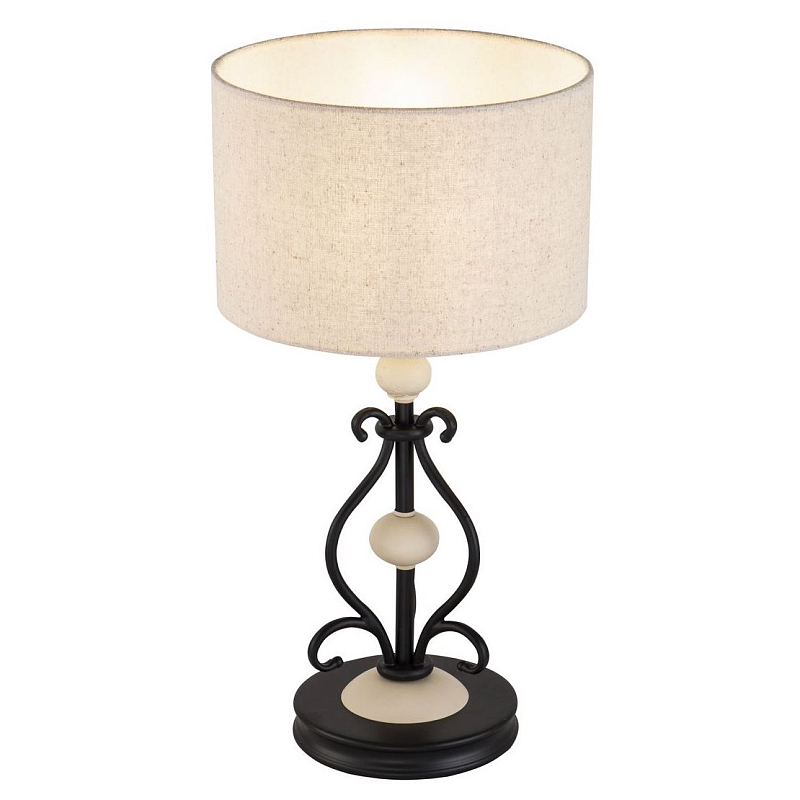 Настольная лампа Mocenigo Table lamp Черный Кремовый Настольная лампа Mocenigo Table lamp Черный Кремовый в Барнауле | Loft Concept
