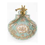 Блюдо с бронзовым ангелом Porcelain Angels of Paradise варинант исполнения - 3 | Loft Concept в Барнауле