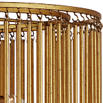 Потолочный светильник двухъярусный золотого цвета Metal Tentacles варинант исполнения - 1 | Loft Concept в Барнауле