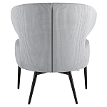 Современное мягкое кресло на металлических ножках Rakush Grey варинант исполнения - 3 | Loft Concept в Барнауле