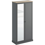 Двухдверный шкаф с зеркалом Percent Closet варинант исполнения - 2 | Loft Concept в Барнауле