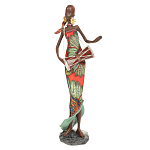 Фигурка негритянка с барабаном Ethno girl варинант исполнения - 1 | Loft Concept в Барнауле
