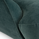 Полукруглое мягкое кресло Halle Green Armchair варинант исполнения - 6 | Loft Concept в Барнауле