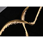 Подвесной светильник обрамленный элементами в виде кристаллов Smooth Shine варинант исполнения - 4 | Loft Concept в Барнауле