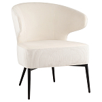 Современное мягкое кресло на металлических ножках Rakush Milk варинант исполнения - 1 | Loft Concept в Барнауле