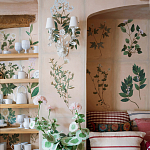 Обои ручная роспись Botanical Studies Cutter colourway варинант исполнения - 3 | Loft Concept в Барнауле