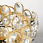 Люстра подвесная из золотых колец 57 см Golden Circles варинант исполнения - 8 | Loft Concept в Барнауле