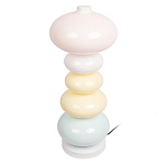 Настольная лампа из стеклянных сфер в пастельных тонах Высота 48 см Pastel Lunaria варинант исполнения - 2 | Loft Concept в Барнауле