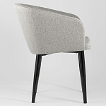 Мягкое кресло на металлических ножках Shaggy Grey варинант исполнения - 2 | Loft Concept в Барнауле